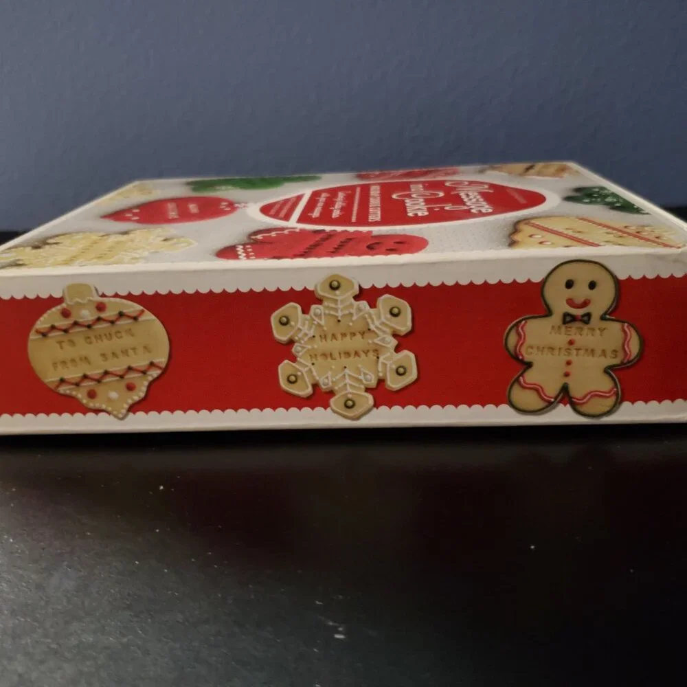 Williams Sonoma Message in a Cookie Holiday Cookie Cutters and Cookie Recipe